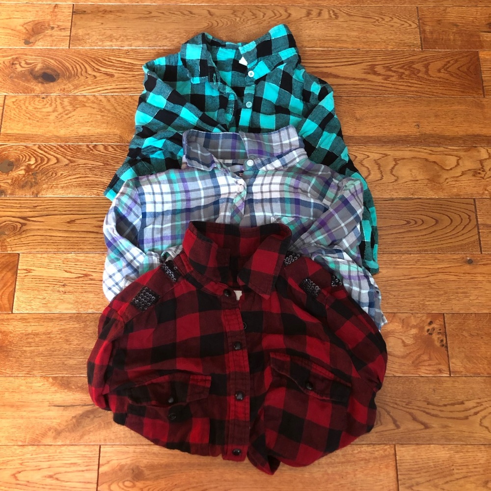 Girls flannel bundle